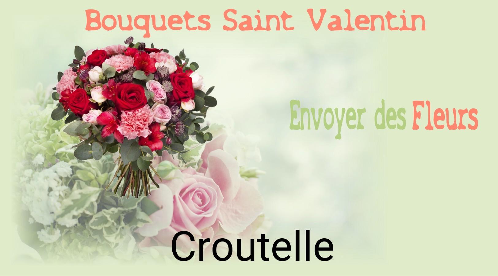 Roses de Saint-Valentin livrées à Croutelle
